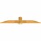 Ekena Millwork Eugene Rough Sawn Timber Gable Bracket, Western Red Cedar, 72"W x 15"H x 2"D x 6"F, 5/12 Pitch GBW072X15X0206EUG00RWR - alternate 3